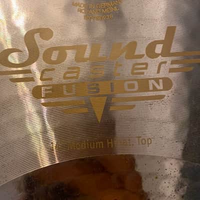 Meinl 14" Soundcaster Fusion Medium Hi-Hat (Top and Bottom) 2010s - Brilliant image 3