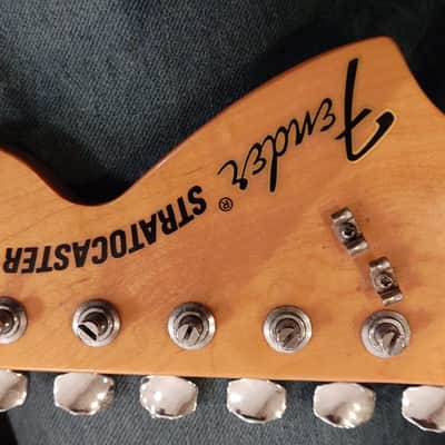 Fender Stratocaster Scalloped Neck Made In Mexico Natural image 2