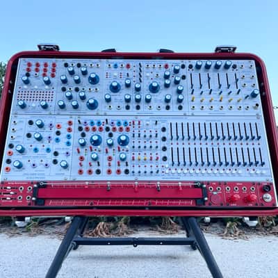 Buchla Tiptop 200t series with BPNYC ZERO Halliburton Eurorack Modular Travel Case 7U 'REDRUM" #2 image 6
