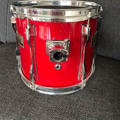 Pearl BLX tom 12x10” 1989 - Sequoia red image 6