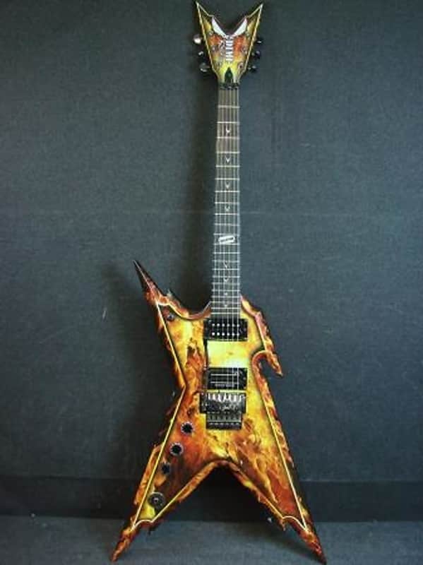 Dean Left Handed Razorback Explosion Electric Guitar w/Case Lefty