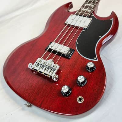 Gibson SG Standard Bass Guitar, Heritage Cherry W/Case image 10