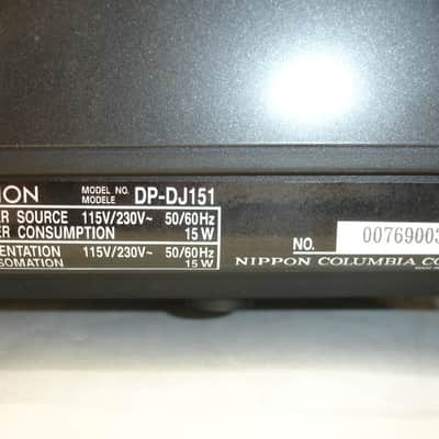 Denon DP-DJ151 Digital Turntable w/ Ortofon headshell & Stylus image 12