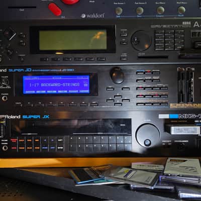 Roland Super JD-990 w/ Vintage Expansion Card, new LED display, memory card