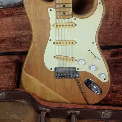 Hondo II Professional Stratocaster Made In Japan 1970's-Natural-Post Lawsuit image 2