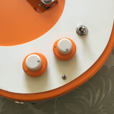 Danelectro 59M NOS Double Cutaway 2010s - Orange Adelic image 8