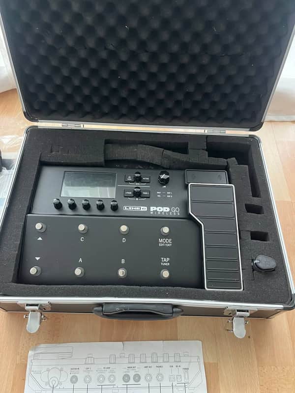 Line 6 POD GO Wireless Multi-Effect and Amp Modeler 2021 - Present - Black image 1