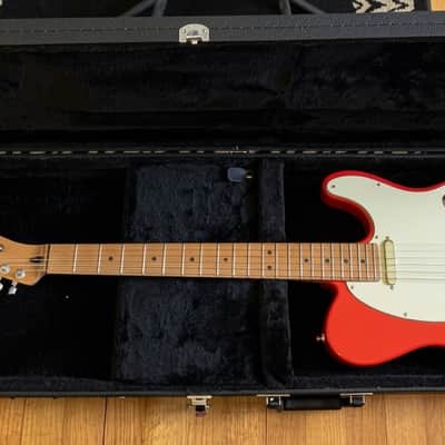 Fiesta Red Fender Telecaster w/ Fishman Greg Koch Fluence Pickups, Roasted Maple Neck, Contoured Body, Brass Compensated Saddles - Gator Case image 21