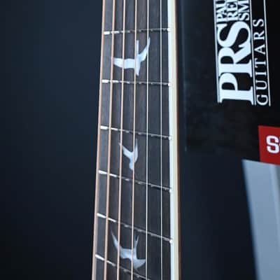 PRS SE P20E Parlor Acoustic Guitar Fire Red Burst #422 image 12