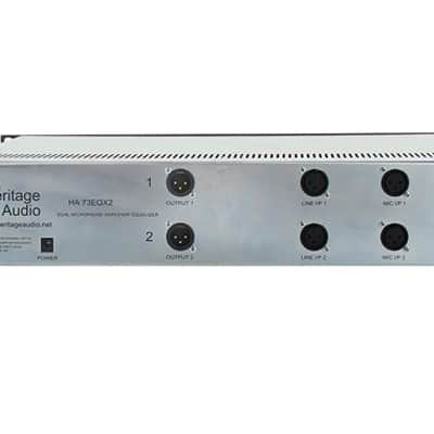 Heritage Audio HA73EQX2 Elite Series Dual Channel Microphone Preamp image 3