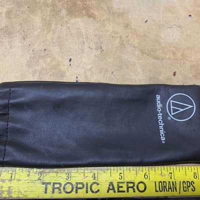 AUDIO TECHNICA VINYL DRAWSTRING ACCESSORIES POUCH/BAG/RARE/VINTAGE!- MAKE OFFER! image 4