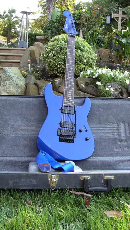 Squier Stagemaster 7 String 2000 Cobalt Blue image 1