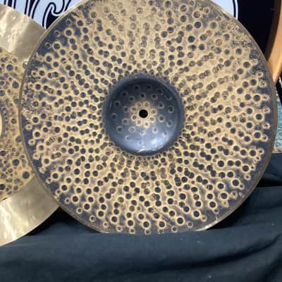 Tris Imboden's, Chicago, Paiste - 14" Signature Dark Energy, Mark 1 Hi Hats Pair, 950g,1406g 2000s image 9
