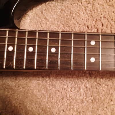 Vintage 1994 JACKSON Pro Series DK2- Dinky - MIJ - Gloss Black - All original with J80 pickup - licensed Floyd Rose tremolo- Grover- made in JAPAN image 5