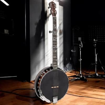 Gold Tone ML-1 Bela Fleck "Missing Link" 5-String Baritone - Vintage Brown, Case Included image 1