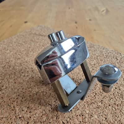 Sonor Phonic Bassdrum Cymbal arm mount bracket prism ~1980 - Chrome image 7