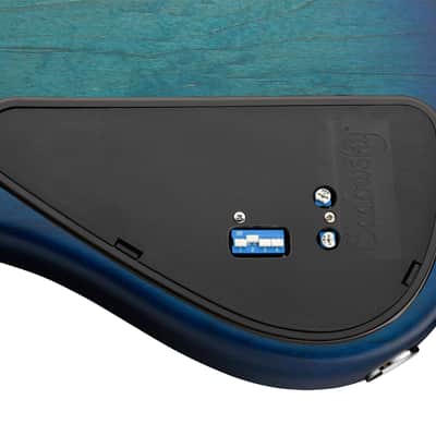 Sadowsky MetroLine 22-Fret Will Lee Bass, Red Alder Body, 5 String, Bora Blueburst Transparent Satin image 9