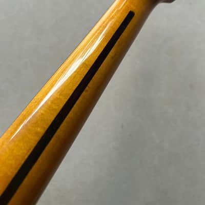 Yellow Maple Gloss 22fret Rosewood vine Inlay Electric guitar neck parts Replace image 3