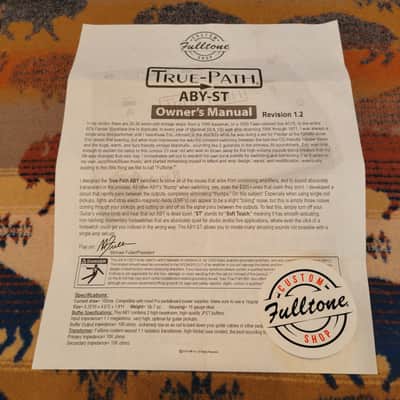 Fulltone True-Path ABY-ST - White image 9