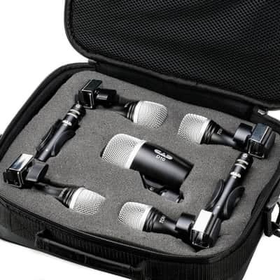 CAD 7 Piece Drum Set Misrophone Pack Kit - Bass, Snare, Tom, Cymbals, Overhead image 5