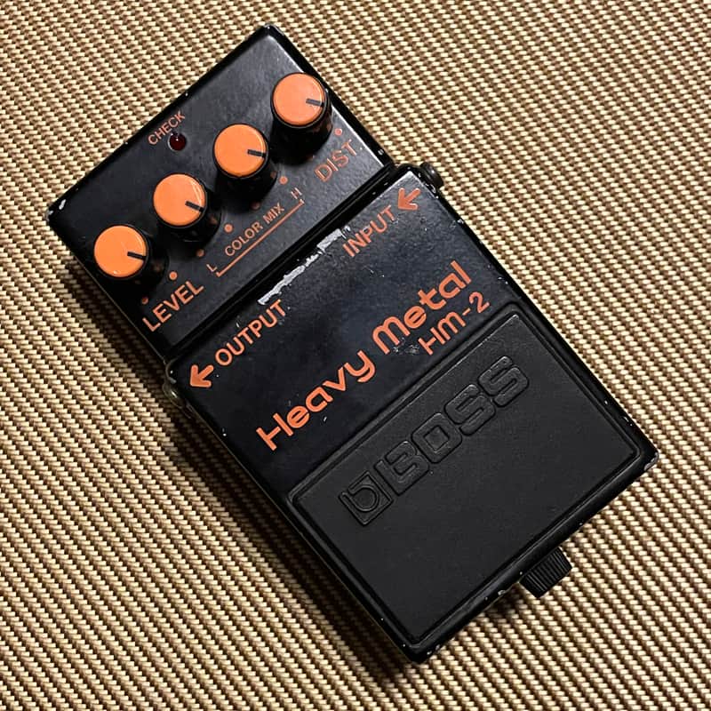 Boss HM-2 1985 Japan (Black Label) Vintage Heavy Metal | Reverb