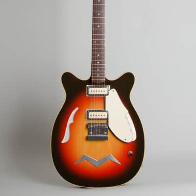 Micro-Frets Wanderer Semi-Hollow Body Electric Guitar (1969), ser. #1560, original black tolex hard shell case. image 1