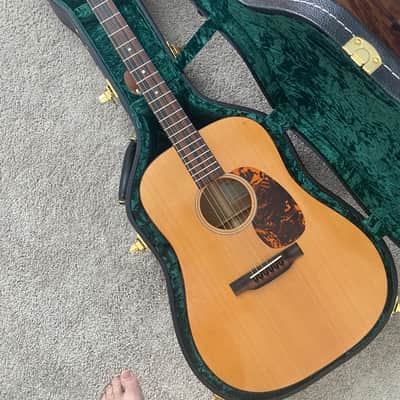 2018 Hand Made Huffman Dreadnought (White Oak/Spruce) image 1