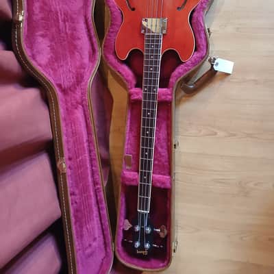 Gibson Midtown Bass – Cherry Red – Semi-Hollow – With Brown Hard Case – Excellent condition – UK image 3