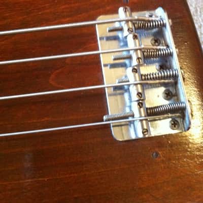 Vintage Left-Handed Fender Precision Bass 1976 Walnut image 8