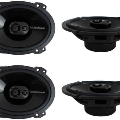 2 Rockford Fosgate Punch P1683<BR/> 260W Peak (130W RMS) 6" x 8" Punch Series 3-way Full Range Coaxial Speakers (2 Pair) image 1
