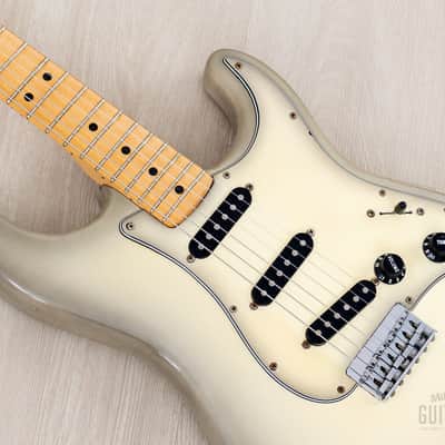 1980 Fender Stratocaster Hardtail Vintage Guitar Antigua, Near-Mint w/ Case image 7
