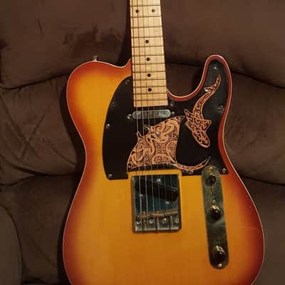 leather Pick guard Custom fitsTelecaster 2019 "this is just a sample but you design your pick guard" image 12