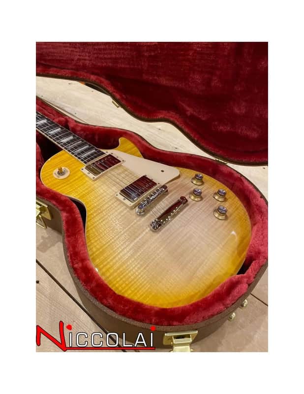 Gibson Les Paul Standard 50s Custom Shop Top Lemon Burst image 1