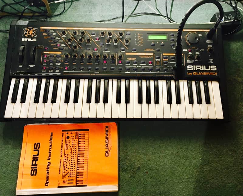 Quasimidi Sirius Synthesizer Groovebox Keyboard with Original Vocoder/PSU/Manual RARE GreatCondition image 1