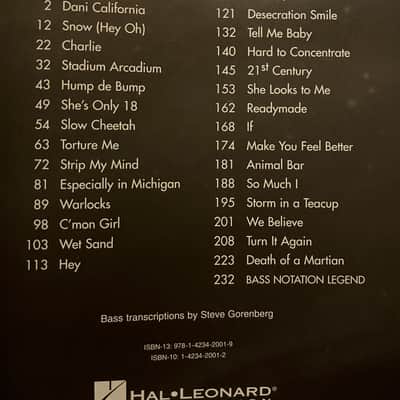 Red Hot Chili Peppers - Stadium Arcadium - BASS Guitar Tab / Tablature Book image 3