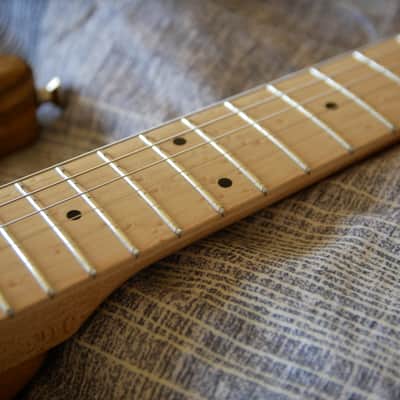 Kiesel Carvin Bolt Kit Natural Strat Guitar W/ Floyd Rose HSS USA American image 8