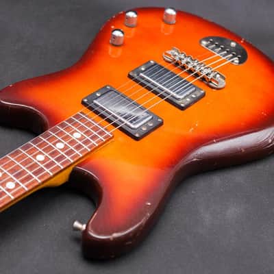Vintage DEFIL Tosca 1987 Tobacco Sunburst Jaguar Shape image 8