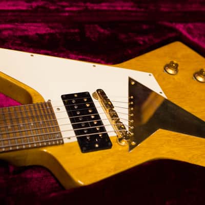 Roger Giffin built 1994 Gibson Custom Shop Korina Explorer 7 string 36 fret image 8