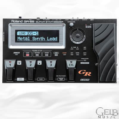 Roland GR-55S-BK Guitar Synthesizer, Black Without Pick Up or GK Cable