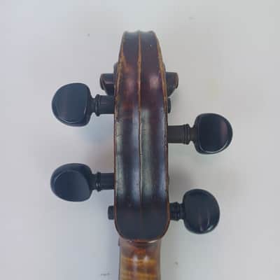 Paris fe, 70 1870 label Violin 4/4 +Repaired 1950 Donovan Gorman Port Huron,MI image 11