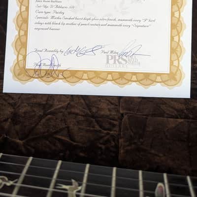 PRS Private Stock 94/100 Signature Limited 2011 - Charcoal Burst Brazilian/Ivory image 16