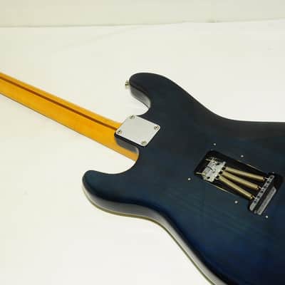 Good Fender Japan Stratocaster N Serial Electric Guitar Dark Blue Ref No.5501 image 11