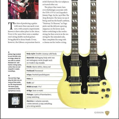Gibson EDS-1275 Double-Neck SG 1974 - Alpine White image 24