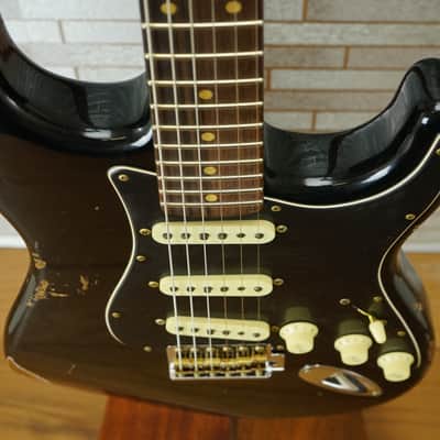 Fender Custom Shop 2025 LTD Roasted Dual-Mag II Stratocaster Relic - Aged Black image 9