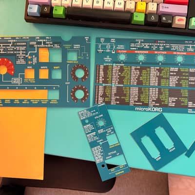 Oversynth Overlay for the MicroKORG - Teal Schema image 1