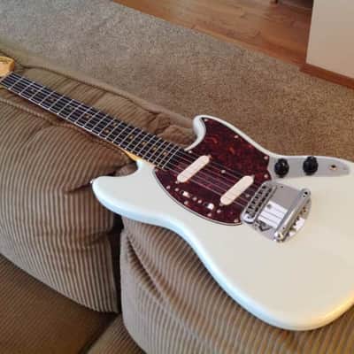 Rare Custom Clay Dot Squier Classic Vibe Mustang image 3