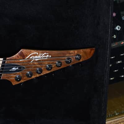 Legator Ninja 200 SE Fanned Fret 7 String 2016 - Walnut image 10
