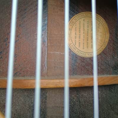 Washburn New Model 1897 Style Parlor Guitar, 1897-9, restored image 24