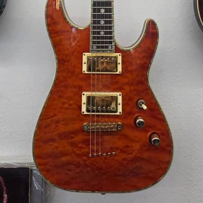 Schecter C-1 Elite 2000 - Present Amber image 1