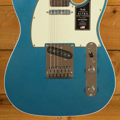 Fender American Ultra Luxe Vintage '60s Telecaster Custom - Rosewood - Lake Placid Blue image 1